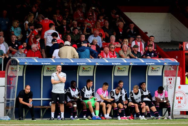 UEFA Europa Conference League Second Qualifying Round First Leg, Tolka Park, Dublin 23 7 2026 Shelbourne vs Nomme Kalju FC Kalju Head Coach Nikita Andreev Nikita Andreev 23 7 2026  Copyright: xx RB1_2968