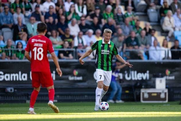 260723 Joackim Fagerjord of GAIS during the UEFA Conference League qualification match between GAIS and FC Nordsjälland on July 23, 2026 in Göteborg. Photo: Michael Erichsen BILDBYRAN COP 89 MI1001 bbeng conference league fc nordsjälland football fotball fotboll gais kval qualification qualifying round soccer uefa conference league *** July 23, 2026: Joackim Fagerjord of GAIS during the UEFA Conference League qualifying match between GAIS and FC Nordsjälland on July 23, 2026 in Gothenburg. Photo by Michael Erichsen, BILDBYRAN COP 89 MI1001 bbeng conference league fc nordsjälland football fotball fotboll gais kval qualification qualifying round soccer uefa conference league  Copyright: MICHAELxERICHSEN BB260723MI075