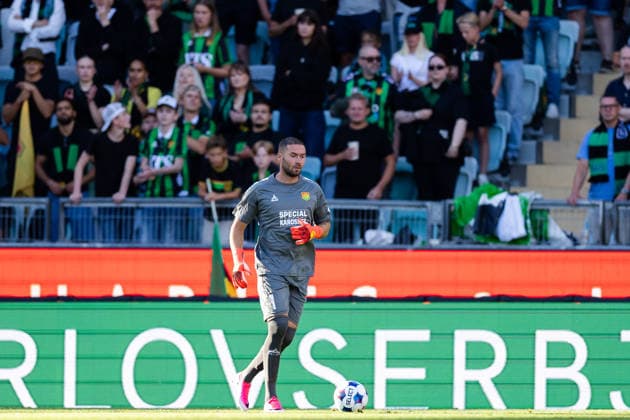 260723 Goalkeeper Mergim Krasniqi of GAIS during the UEFA Conference League qualification match between GAIS and FC Nordsjälland on July 23, 2026 in Göteborg. Photo: Michael Erichsen BILDBYRAN COP 89 MI1001 bbeng conference league fc nordsjälland football fotball fotboll gais kval qualification qualifying round soccer uefa conference league *** July 23, 2026: GAIS goalkeeper Mergim Krasniqi during the UEFA Conference League qualifying match between GAIS and FC Nordsjælland on July 23, 2026 in Gothenburg. Photo by Michael Erichsen, BILDBYRAN COP 89 MI1001 bbeng conference league fc nordsjälland football fotball fotboll gais kval qualification qualifying round soccer uefa conference league  Copyright: MICHAELxERICHSEN BB260723MI078