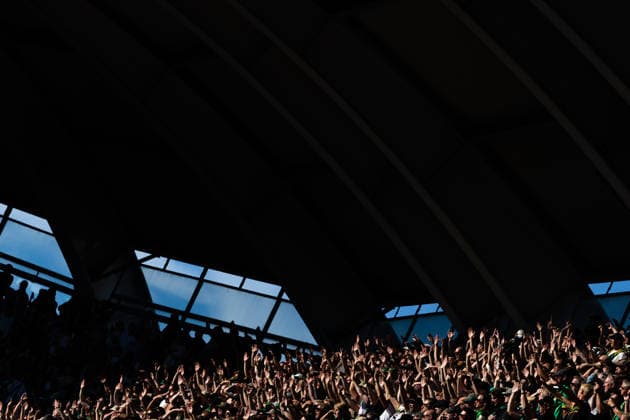 260723 Spectators in the stands during the UEFA Conference League qualification match between GAIS and FC Nordsjälland on July 23, 2026 in Göteborg. Photo: Michael Erichsen BILDBYRAN COP 89 MI1001 bbeng conference league fc nordsjälland football fotball fotboll gais kval qualification qualifying round soccer uefa conference league publik *** July 23, 2026: Spectators in the stands during the UEFA Conference League qualifying match between GAIS and FC Nordsjälland on July 23, 2026 in Gothenburg. Photo by Michael Erichsen, BILDBYRAN COP 89 MI1001 bbeng conference league fc nordsjälland football fotball fotboll gais kval qualification qualifying round soccer uefa conference league audience  Copyright: MICHAELxERICHSEN BB260723MI080