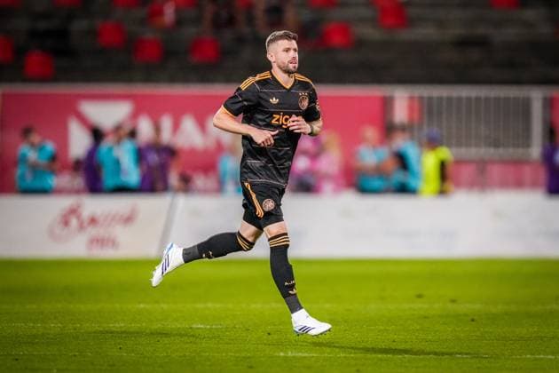 NOVI SAD , 23-07-2026 , Karadjordje Stadium , season 2026 2027 , UEFA Conference League play-off football , Match between FK Vojvodina and Ajax , picture shows Ajax player Caio Henrique FK Vojvodina - Ajax  x205169558x Copyright: