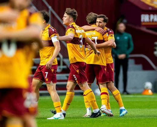 Lukas Fadinger celebrates Motherwell s 2nd goal Motherwell v Havnar Boltfelag, UEFA Conference League, 2nd Qualifying Round, 1st Leg, Football, Fir Park, Motherwell, Scotland, UK - 23 Jul 2026Motherwell Fir Park Scotland United Kingdom  Copyright: xRoddyxScott Shutterstockx 16999258ae