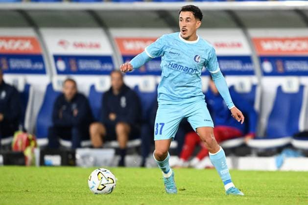 Gent s Abdelkahar Kadri pictured in action during a soccer game between Ukrainian FC LNZ Cherkasy and Belgian KAA Gent, Thursday 23 July 2026 in Plock, Poland, the first leg of the second qualifying round for the UEFA Conference League. JILLxDELSAUX  x181880922x