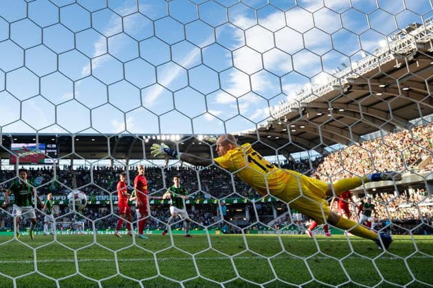 260723 Matteo De Brienne of GAIS scores 1-0 past goalkeeper Andreas Hansen of FC Nordsjälland during the UEFA Conference League qualification match between GAIS and FC Nordsjälland on July 23, 2026 in Göteborg. Photo: Michael Erichsen BILDBYRAN COP 89 MI1001 fotboll football soccer fotball uefa conference league conference league gais fc nordsjälland bbeng kval qualifying round qualification *** July 23, 2026: Matteo De Brienne of GAIS scores a 1-0 goal past goalkeeper Andreas Hansen of FC Nordsjälland during the UEFA Conference League qualifying match between GAIS and FC Nordsjälland on July 23, 2026 in Gothenburg. Photo by Michael Erichsen, BILDBYRAN COP 89 MI1001. soccer, football, UEFA Conference League, GAIS, FC Nordsjälland, BBENG, qualifying round, qualification  Copyright: MICHAELxERICHSEN BB260723MI087