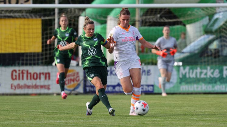 VfL - Eindhoven, Testspiel, Frauen Gifhorn, 23.07.2026, Fußball, Frauen, Saison 2026 27, VfL Wolfsburg vs PSV Eindhoven, Testspiel: Svenja Huth (VfL Wolfsburg) Niedersachsen Deutschland *** VfL Eindhoven, Friendly Match, Gifhorn Women s Team, July 23, 2026, Soccer, Women s, 2026–27 Season, VfL Wolfsburg vs. PSV Eindhoven, Friendly Match, Svenja Huth, VfL Wolfsburg, Lower Saxony, Germany