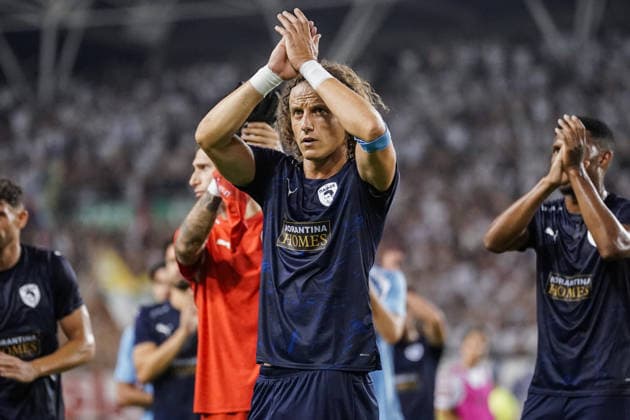 UEFA Europa League Qualifikation 2026 2027 - 2. Runde, 23.07.2027 - HNK Hajduk Split (Kroatien) vs. Pafos FC (Zypern) - Stadion Poljud (Split, Kroatien); David Luiz (Pafos) *** UEFA Europa League Qualifying Round 2, 2026–2027, July 23, 2027: HNK Hajduk Split (Croatia) vs. Pafos FC (Cyprus) at Poljud Stadium, Split, Croatia; David Luiz (Pafos) Copyright: xLUKAxKOLANOVICx
