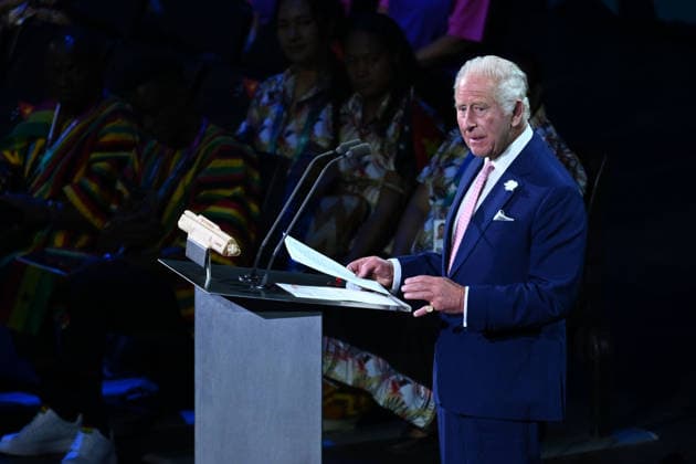 COM26 OPENING CEREMONY, King Charles speaking during the Opening Ceremony of the Glasgow 2026 Commonwealth Games at The Hydro in Glasgow, Scotland, Thursday, July 23, 2026. ( NO ARCHIVING, EDITORIAL USE ONLY GLASGOW UNITED KINGDOM  Copyright: xLUKASxCOCHx 20260724134742516838