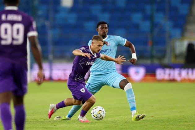 PLOCK 23.07.2026 MECZ II RUNDA ELIMINACYJNA LIGA KONFERENCJI SEZON 2026 2027: LNZ CZERKASY - KAA GENT --- UEFA CONFERENCE LEAGUE SECOND QUALIFYING ROUND FIRST MATCH: FC LNZ CHERKASY - KAA GENT ARTUR RIABOW JOSUE VERGARA FOT. PIOTR KUCZA FOTOPYK NEWSPIX.PL --- newspix.pl 