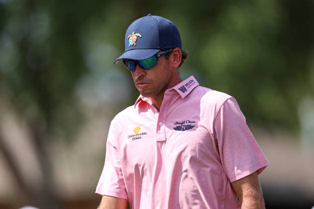 Ben Kohles of the United States walks on the 16th hole during the first round of the 2026 3M Open at TPC Twin Cities on July 23, 2026 in Blaine, Minnesota. CSM Golf 2026: PGA, Golf Herren 3M Open: Round 1  - ZUMAc04_ 20260723_zma_c04_104 Copyright: xStevenxGarciax