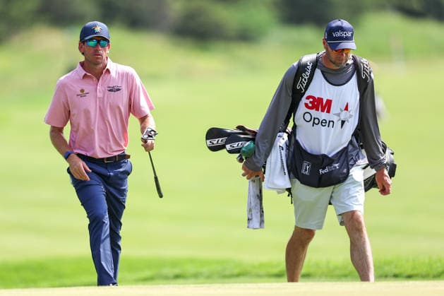 Ben Kohles of the United States walks on the 15th hole during the first round of the 2026 3M Open at TPC Twin Cities on July 23, 2026 in Blaine, Minnesota. CSM Golf 2026: PGA, Golf Herren 3M Open: Round 1  - ZUMAc04_ 20260723_zma_c04_112 Copyright: xStevenxGarciax
