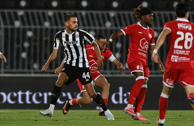 PARTIZAN vs UNA STRASSEN STEFAN MILIC, football player of Partizan, during the match against Una Strassen Luxemburg, at Stadium FK Partizan. Belgrade, 23.07.2026. Nebojsa Parausic MN Press photo FOOTBALL, UEFA CONFERENCE LEAGUE, PARTIZAN, UNA STRASSEN LUXEMBURG Belgrade Stadium FK Partizan Serbia Copyright: xNebojsaxParausicx xMNxPressx
