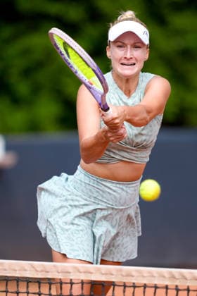 MSC Hamburg Ladies Open - Day 4 Dalila Jakupovic of Slovenia plays with partner Nika Radisic of Slovenia during their quarterfinal doubles match against Mariia Kozyreva and Elena Pridankina at the 2026 MSC Hamburg Ladies Open women s tennis tournament at Am Rothenbaum in Hamburg, Germany. Hamburg Hamburg Germany  Copyright: xOwenxHammondx originalFilename:hammond-2026msch260723_npwLS.jpg