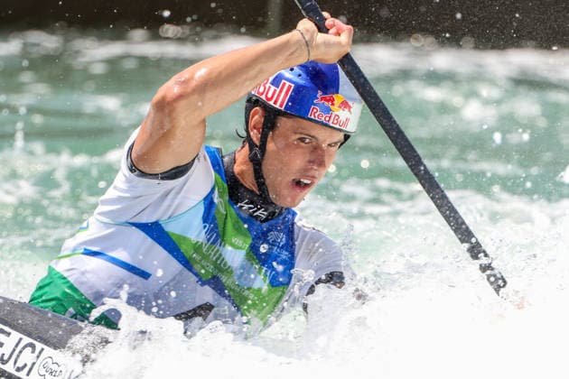 ICF Canoe Slalom World Championships Jakub Krejci during ICF Canoe Slalom World Championships in Oklahoma City, USA, on July 23, 2026 Oklahoma City USA  Copyright: xFotoxOlimpikx originalFilename:jastrzebowski-icfcanoe260723_np7gw.jpg