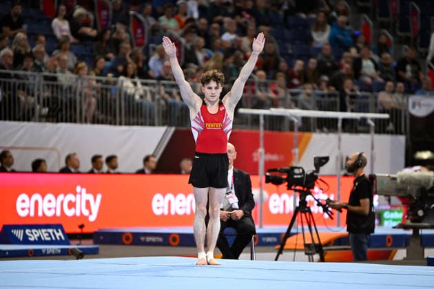 Alexander Kunz (TSV Pfuhl) DIE FINALS 2026 - Deutsche Meisterschaften Geraeteturnen Mehrkampf Maenner 23.07.2026 DIE FINALS 2026 - Deutsche Meisterschaften Geraeteturnen Mehrkampf Maenner, 23.07.2026 Hannover *** Alexander Kunz, TSV Pfuhl, THE FINALS 2026 German Championships, Artistic Gymnastics, Men s All-Around, July 23, 2026, THE FINALS 2026 German Championships, Artistic Gymnastics, Men s All-Around, July 23, 2026, Hanover Copyright: xEibner-Pressefoto xHoepnerx EP_PHR