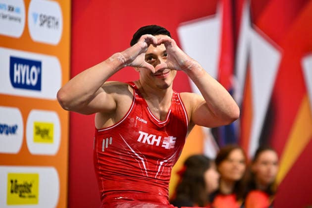 Andreas Toba (Turn-Klubb zu Hannover 1858) DIE FINALS 2026 - Deutsche Meisterschaften Geraeteturnen Mehrkampf Maenner 23.07.2026 DIE FINALS 2026 - Deutsche Meisterschaften Geraeteturnen Mehrkampf Maenner, 23.07.2026 Hannover *** Andreas Toba Turn Klubb Hannover 1858 THE FINALS 2026 German Artistic Gymnastics Championships Men s All-Around July 23, 2026 THE FINALS 2026 German Artistic Gymnastics Championships Men s All-Around, July 23, 2026, Hanover Copyright: xEibner-Pressefoto xHoepnerx EP_PHR