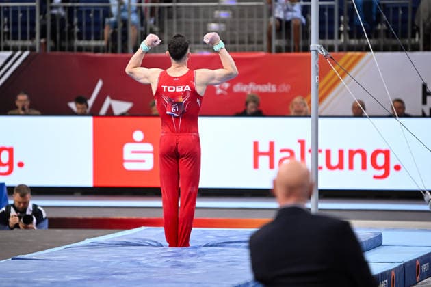 Andreas Toba (Turn-Klubb zu Hannover 1858) DIE FINALS 2026 - Deutsche Meisterschaften Geraeteturnen Mehrkampf Maenner 23.07.2026 DIE FINALS 2026 - Deutsche Meisterschaften Geraeteturnen Mehrkampf Maenner, 23.07.2026 Hannover *** Andreas Toba Turn Klubb Hannover 1858 THE FINALS 2026 German Artistic Gymnastics Championships Men s All-Around July 23, 2026 THE FINALS 2026 German Artistic Gymnastics Championships Men s All-Around, July 23, 2026, Hanover Copyright: xEibner-Pressefoto xHoepnerx EP_PHR