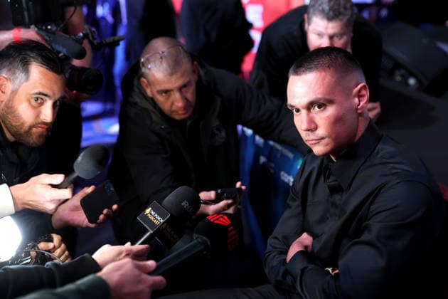 BOXING SPENCE TSZYU press conference, PK, Pressekonferenz Australian boxer Tim Tszyu speaks to media at a press conference, Sydney, Friday, July 24, 2026. ( NO ARCHIVING SYDNEY NEW SOUTH WALES AUSTRALIA  Copyright: xDAMIANxSHAWx 20260724178710901526