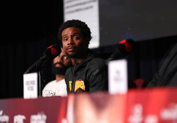 BOXING SPENCE TSZYU press conference, PK, Pressekonferenz American boxer Errol Spence Jr speaks during a press conference at the Star Casino, Sydney, Friday, July 24, 2026. ( NO ARCHIVING SYDNEY NEW SOUTH WALES AUSTRALIA  Copyright: xDAMIANxSHAWx 20260724152496704287