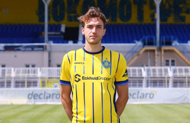 Jonas Arcalean ; 1. FC Lokomotive Leipzig; Regionalliga Nordost,ÊPorträttermin, 2026 2027 , Leipzig, 21.07.2026 , *** Jonas Arcalean, 1 FC Lokomotive Leipzig, Northeast Regional League, Photo Shoot, 2026–2027, Leipzig, July 21, 2026, Picture Point
