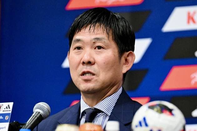 Hajime Moriyasu (JPN), JULY 24, 2026 - Football Soccer : Hajime Moriyasu head coach attends a press conference, PK, Pressekonferenz in Tokyo, Japan. Noxthirdxpartyxsales  aflo_338953374 KenjiroxMatsuox