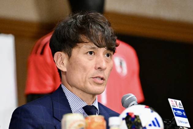 JFA Tsuneyasu Miyamoto (JPN), JULY 24, 2026 - Football Soccer : Hajime Moriyasu head coach attends a press conference, PK, Pressekonferenz in Tokyo, Japan. Noxthirdxpartyxsales  aflo_338953664 KenjiroxMatsuox