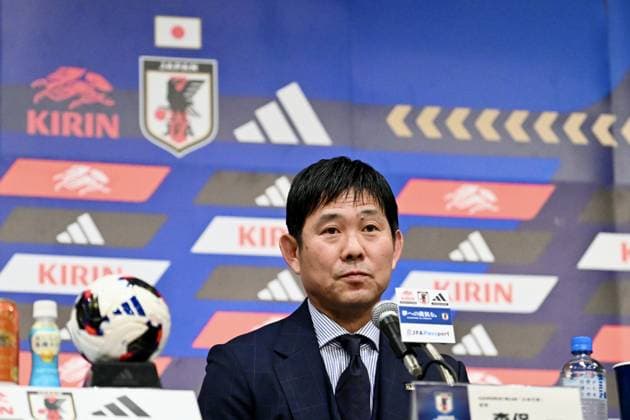 Hajime Moriyasu (JPN), JULY 24, 2026 - Football Soccer : Hajime Moriyasu head coach attends a press conference, PK, Pressekonferenz in Tokyo, Japan. Noxthirdxpartyxsales  aflo_338953812 KenjiroxMatsuox