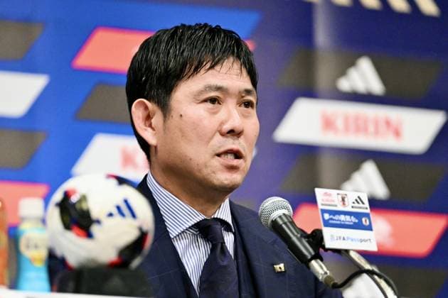 Hajime Moriyasu (JPN), JULY 24, 2026 - Football Soccer : Hajime Moriyasu head coach attends a press conference, PK, Pressekonferenz in Tokyo, Japan. Noxthirdxpartyxsales  aflo_338953823 KenjiroxMatsuox