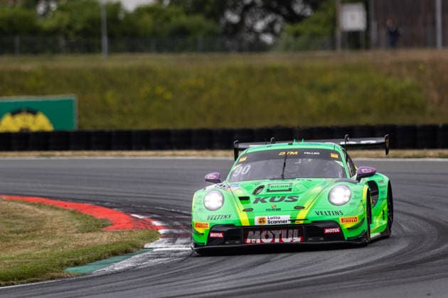 GER, DTM, 9. & 10. Lauf, Motorsport Arena Oschersleben 24.07.2026, Motorsport Arena, Oschersleben, GER, DTM, 9. & 10. Lauf, Motorsport Arena Oschersleben Ricardo Feller, Manthey Porsche 911 GT3 R Evo Â Foto: Alexander Trienitz Oschersleben Motorsport Arena Sachsen-Anhalt Deutschland *** GER, DTM, Round 9 of 10, Motorsport Arena Oschersleben, July 24, 2026, Motorsport Arena, Oschersleben, GER, DTM, Round 9 of 10, Motorsport Arena Oschersleben Ricardo Feller, Manthey Porsche 911 GT3 R Evo Photo by Alexander Trienitz Oschersleben Motorsport Arena Saxony-Anhalt Germany