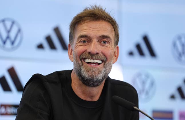 24.07.2026, Fussball DFB-Pressekonferenz, Vorstellung des neuen Bundestrainers Jürgen Klopp DFL DFB REGULATIONS PROHIBIT ANY USE OF PHOTOGRAPHS AS IMAGE SEQUENCES AND OR QUASI-VIDEO. xdcx *** July 24, 2026, DFB Soccer Press Conference, Introduction of the New National Team Coach Jürgen Klopp DFL DFB REGULATIONS PROHIBIT ANY USE OF PHOTOGRAPHS AS IMAGE SEQUENCES AND OR QUASI-VIDEO xdcx Copyright: HMBxMedia Claus