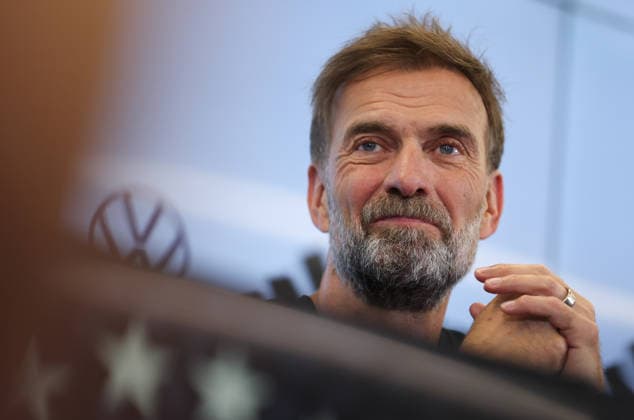 24.07.2026, Fussball DFB-Pressekonferenz, Vorstellung des neuen Bundestrainers Jürgen Klopp DFL DFB REGULATIONS PROHIBIT ANY USE OF PHOTOGRAPHS AS IMAGE SEQUENCES AND OR QUASI-VIDEO. xdcx *** July 24, 2026, DFB Soccer Press Conference, Introduction of the New National Team Coach Jürgen Klopp DFL DFB REGULATIONS PROHIBIT ANY USE OF PHOTOGRAPHS AS IMAGE SEQUENCES AND OR QUASI-VIDEO xdcx Copyright: HMBxMedia Claus