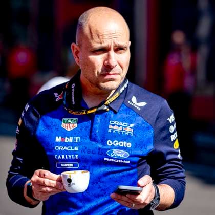 BUDAPEST - Gianpiero Lambiase, the regular engineer for Formula 1 driver Max Verstappen of Oracle Red Bull Racing, during the Formula 1 Hungary at the Hungaroring circuit on July 24, 2026 in Budapest, Hungary. (Photo by DeFodi Images) - *** BUDAPEST Gianpiero Lambiase, the regular engineer for Formula 1 driver Max Verstappen of Oracle Red Bull Racing, during the Formula 1 Hungarian Grand Prix at the Hungaroring circuit on July 24, 2026, in Budapest, Hungary. Photo by DeFodi Images