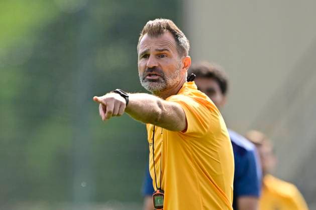 Club Brugge training camp - media activities 24 07 2026 RENNES, FRANCE - July 24 : Leko Ivan head coach of Club Brugge pictured during a training session on July 24, 2026 in Rennes, France, 24 07 2026 Rennes France  Copyright: xJanxDexMeuleneirx