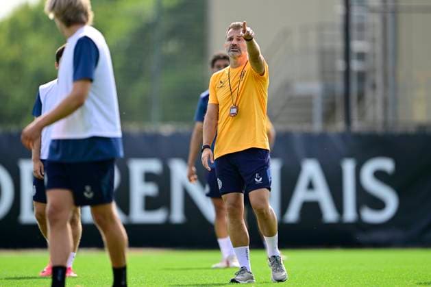 Club Brugge training camp - media activities 24 07 2026 RENNES, FRANCE - July 24 : Leko Ivan head coach of Club Brugge pictured during a training session on July 24, 2026 in Rennes, France, 24 07 2026 Rennes France  Copyright: xJanxDexMeuleneirx