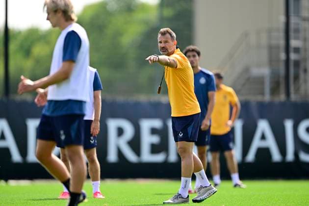 Club Brugge training camp - media activities 24 07 2026 RENNES, FRANCE - July 24 : Leko Ivan head coach of Club Brugge pictured during a training session on July 24, 2026 in Rennes, France, 24 07 2026 Rennes France  Copyright: xJanxDexMeuleneirx