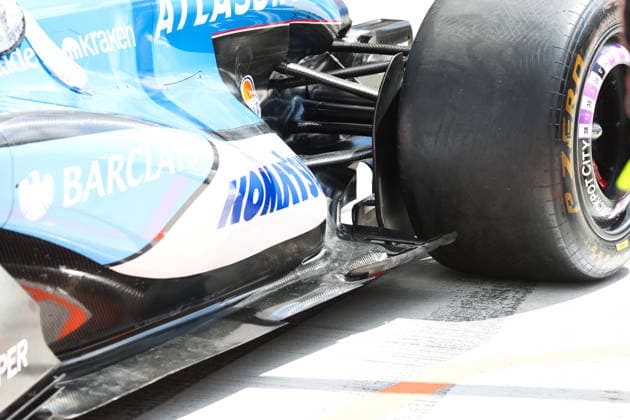 F1 - HUNGARIAN GRAND PRIX 2026 Williams F1 Team FW48, mechanical detail floor body during the Formula 1 Hungarian Grand Prix 2026, 11th round of the 2026 Formula One World Championship, WM, Weltmeisterschaft from July 24 to 26, 2026 on the Hungaroring, in Mogyorod near Budapest, Hungary - MogyorodHungary  Copyright: xANTONINxVINCENTx