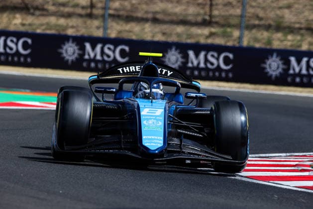 AUTO - FORMULA 2 2026 - BUDAPEST 08 BILINSKI Roman (pol), DAMS Lucas Oil, Dallara F2 2024, action during the 9th round of the 2026 FIA Formula 2 Championship from July 24 to 26, 2026 on the Hungaroring, in Mogyorod near Budapest, Hungary -  Copyright: xXavixBonillax