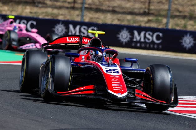 AUTO - FORMULA 2 2026 - BUDAPEST 25 BENNETT John (gbr), Trident, Dallara F2 2024, action during the 9th round of the 2026 FIA Formula 2 Championship from July 24 to 26, 2026 on the Hungaroring, in Mogyorod near Budapest, Hungary -  Copyright: xXavixBonillax