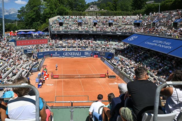 TENNIS - ATP, Tennis Herren Generali Open 2026 KITZBUEHEL,AUSTRIA,24.JUL.26 - TENNIS - ATP World Tour, Generali Open. Image shows an overview of the Center Court.  GEPAxpictures xDanielxSchoenherr