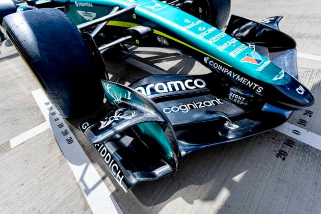 BUDAPEST - A multi-modified car of Formula 1 driver Lance Stroll of Aston Martin Aramco Formula 1 Team during Formula 1 Hungary at the Hungaroring circuit on July 24, 2026 in Budapest, Hungary. (Photo by DeFodi Images) - *** BUDAPEST A heavily modified car driven by Formula 1 driver Lance Stroll of the Aston Martin Aramco Formula 1 Team during the Formula 1 Hungarian Grand Prix at the Hungaroring circuit on July 24, 2026, in Budapest, Hungary. Photo by DeFodi Images