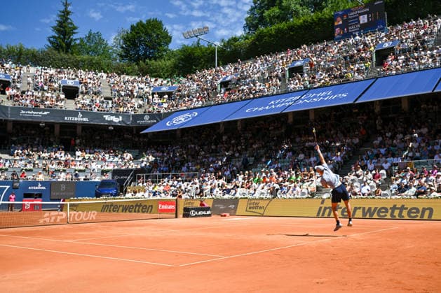 TENNIS - ATP, Tennis Herren Generali Open 2026 KITZBUEHEL,AUSTRIA,24.JUL.26 - TENNIS - ATP World Tour, Generali Open. Image shows Yannick Hanfmann (GER).  GEPAxpictures xDanielxSchoenherr
