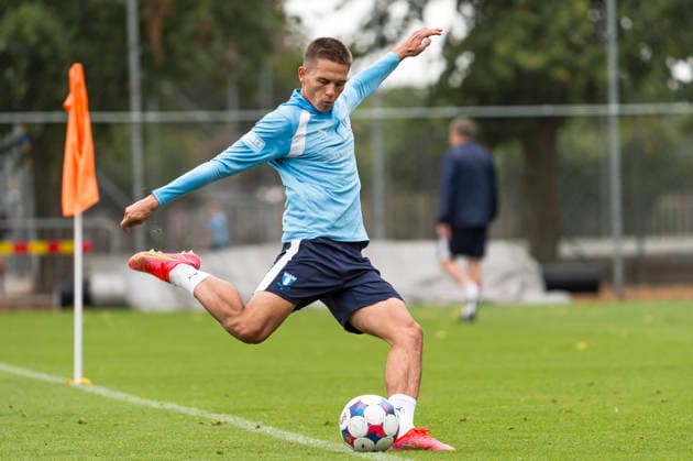 260724 Jovan Milosavljevic under en träning med Malmö FF den 24 juli 2026 i Malmö. *** 260724 Jovan Milosavljevic during a training session with Malmö FF on July 24, 2026, in Malmö  Copyright: CHRISTIANxÖRNBERG BB260724CO016