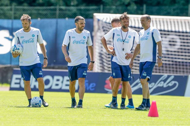 Football, Italy, SSC Napoli, Training