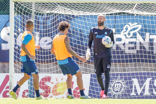 SSC Napoli preseason 2026-27 Napoli s Serbian goalkeeper Vanja Milinkovic Savic during eighth day SSC Napoli s 2026-27 preseason training camp in val di sole in Trentino, Dimaro Folgarida July, 19 2026. _BPH3253 Copyright: xAntonioxBalascox