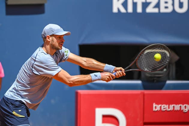 TENNIS - ATP, Tennis Herren Generali Open 2026 KITZBUEHEL,AUSTRIA,24.JUL.26 - TENNIS - ATP World Tour, Generali Open. Image shows Yannick Hanfmann (GER).  GEPAxpictures xDanielxSchoenherr