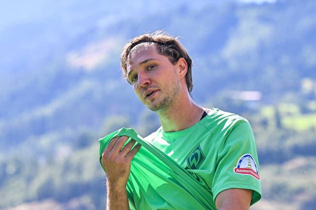24.07.2026, AUT, Fußball, Herren, 1. Bundesliga, Trainingslager, Saison 2026 2027, Zell am Ziller, SV Werder Bremen Niklas Stark (Werder Bremen, 4) Zell am Ziller Parkstadion Tirol Österreich *** July 24, 2026, Austria, Soccer, Men s, 1. Bundesliga, Training Camp, 2026–2027 Season, Zell am Ziller, SV Werder Bremen, Niklas Stark, Werder Bremen, 4 Zell am Ziller Parkstadion, Tyrol, Austria Copyright: xNordphotox xHafnerx