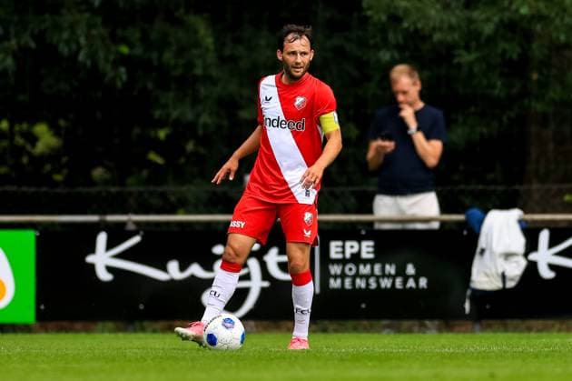 EPE , 24-07-2026 , Sportpark Ericaweg , season 2026 2027 , Dutch pre-season football , friendly match between SC Cambuur and FC Utrecht , picture shows FC Utrecht player Joris van Overeem Cambuur - Utrecht  x205177738x Copyright: