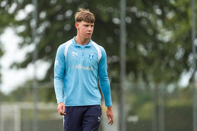 260724 Viggo Jeppsson under en träning med Malmö FF den 24 juli 2026 i Malmö. *** 260724 Viggo Jeppsson during a practice session with Malmö FF on July 24, 2026, in Malmö  Copyright: CHRISTIANxÖRNBERG BB260724CO060