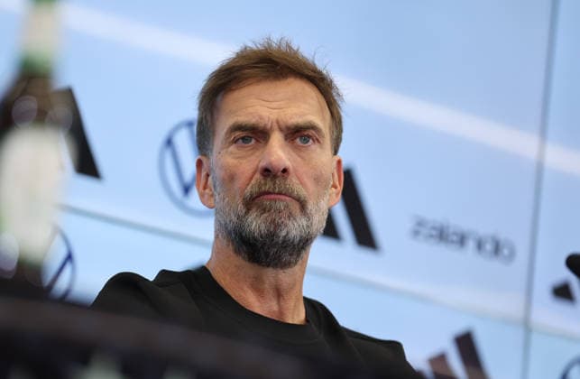 24.07.2026, Fussball DFB-Pressekonferenz, Vorstellung des neuen Bundestrainers Jürgen Klopp DFL DFB REGULATIONS PROHIBIT ANY USE OF PHOTOGRAPHS AS IMAGE SEQUENCES AND OR QUASI-VIDEO. xdcx *** July 24, 2026, DFB Soccer Press Conference, Introduction of the New National Team Coach Jürgen Klopp DFL DFB REGULATIONS PROHIBIT ANY USE OF PHOTOGRAPHS AS IMAGE SEQUENCES AND OR QUASI-VIDEO xdcx Copyright: HMBxMedia Claus