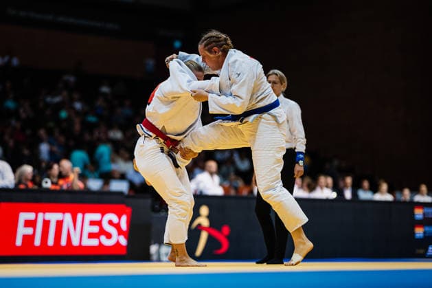 Die Finals 2026 - Ju-Jutsu, 24.07.2026 Alina Flehmer (Team Nord - Rot) Elsa Braun (Team West - Blau) Vorrunde; Die Finals 2026 - Ju-Jutsu am 24.07.2026 in der Swiss Life Hall, Hannover *** The 2026 Ju-Jutsu Finals, July 24, 2026: Alina Flehmer (Team North Red), Elsa Braun (Team West Blue) – Preliminary Round of The 2026 Ju-Jutsu Finals on July 24, 2026, at the Swiss Life Hall in Hanover Copyright: xBEAUTIFULxSPORTS Tonhäuserx