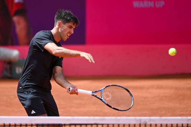 July 24, 2026, Lisbon, Lisbon, Portugal: TIAGO TORRES in action during the Quarter-finals at the Millennium Estoril Open ATP, Tennis Herren tennis tournament at Clube de Tenis do Estoril. Lisbon Portugal - ZUMAr238 20260724_zip_r238_007 Copyright: xRicardoxRochax